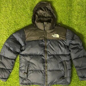 Navy Blue and Black The North Face 1996 retro puffer jacket “700”